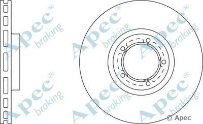 APEC BRAKING dsk673 -  Тормозной диск